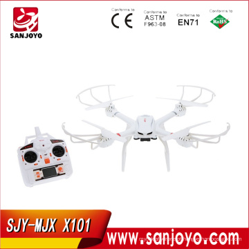 Venda quente MJX X101 RC quadcopter grande Drone profissional sem versão de câmera 3D Roll / CF Mode / One-key Auto Return SJY-MJX X101